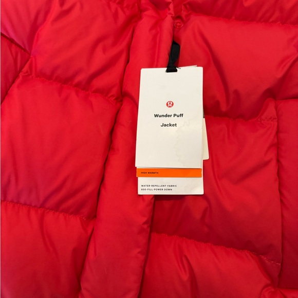 NWT Grenadine Red Lululemon Wunder Puff Jacket - Picture 2 of 5